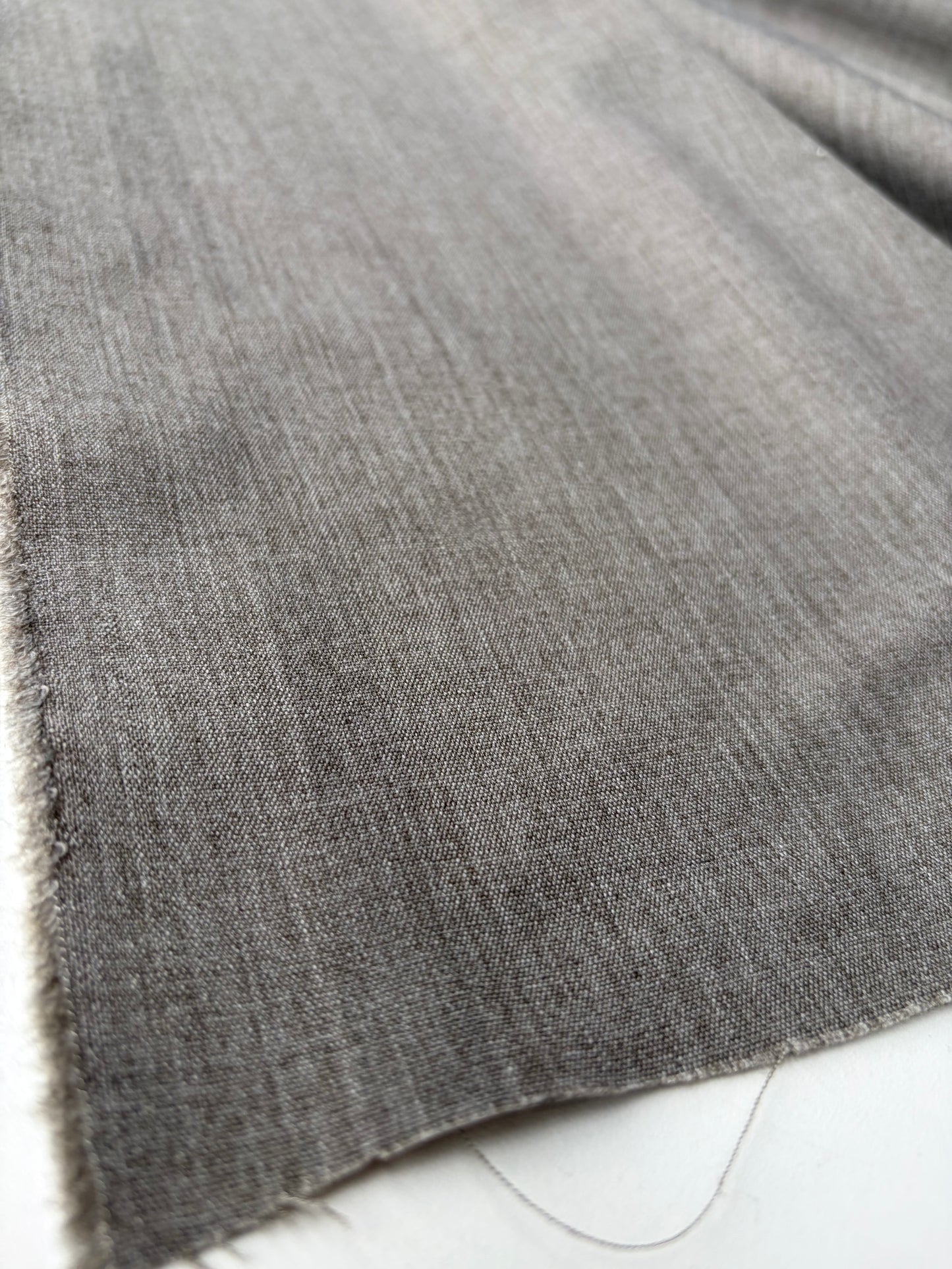 LORO 215 stretch chiné grey tailoring toile Loro Piana