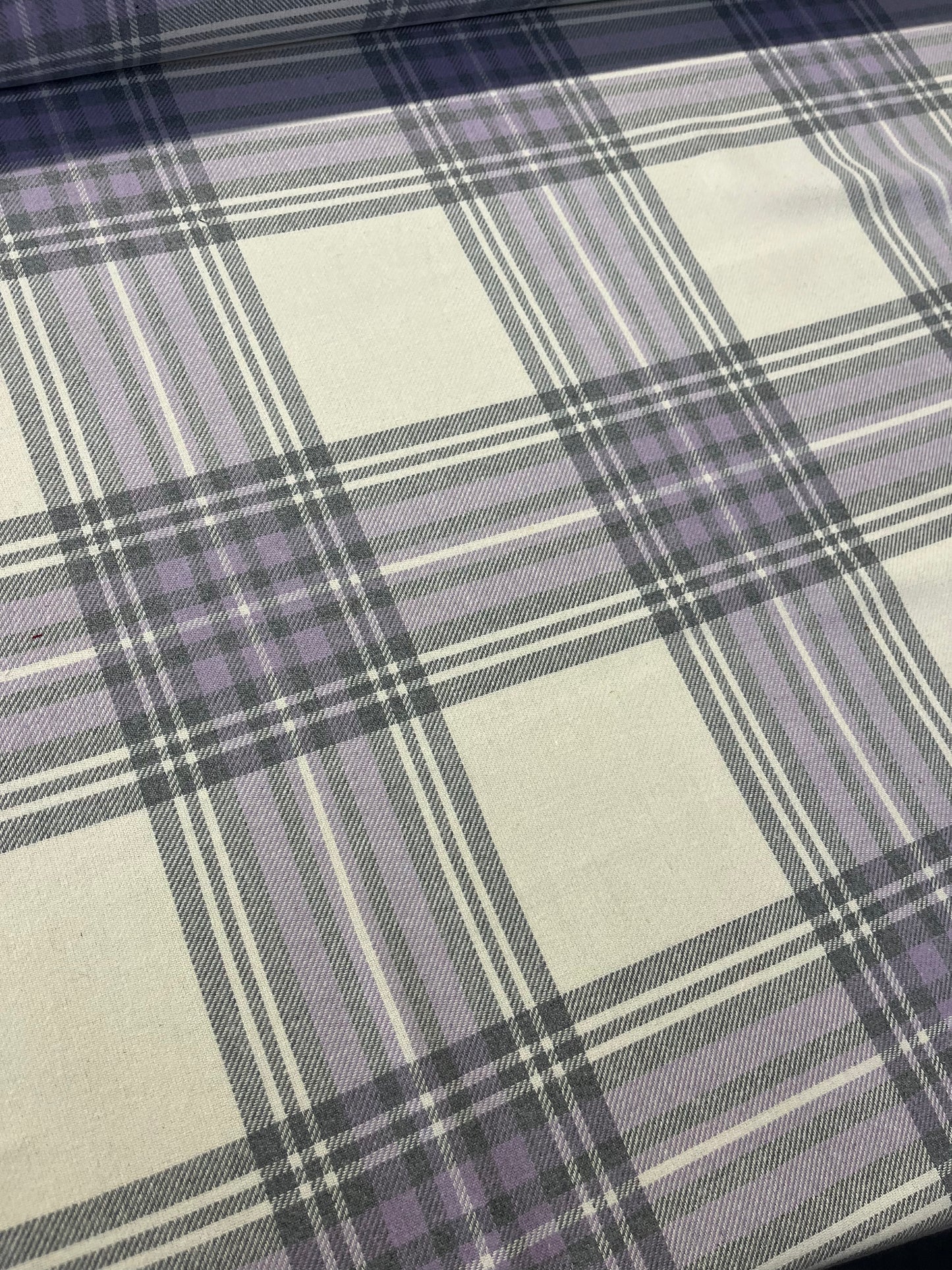MICHA 020 cotton heavy check lilac