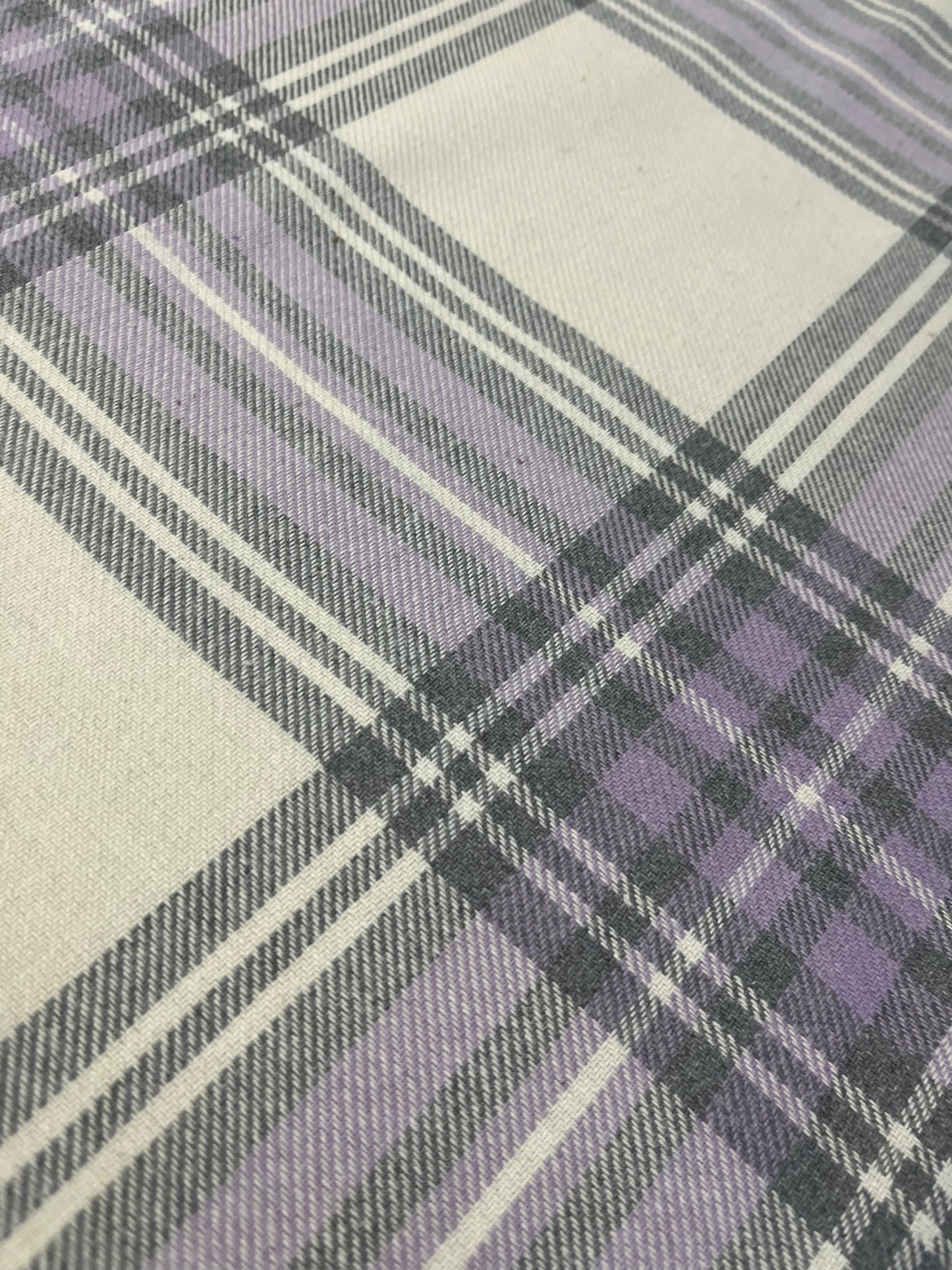 MICHA 020 cotton heavy check lilac