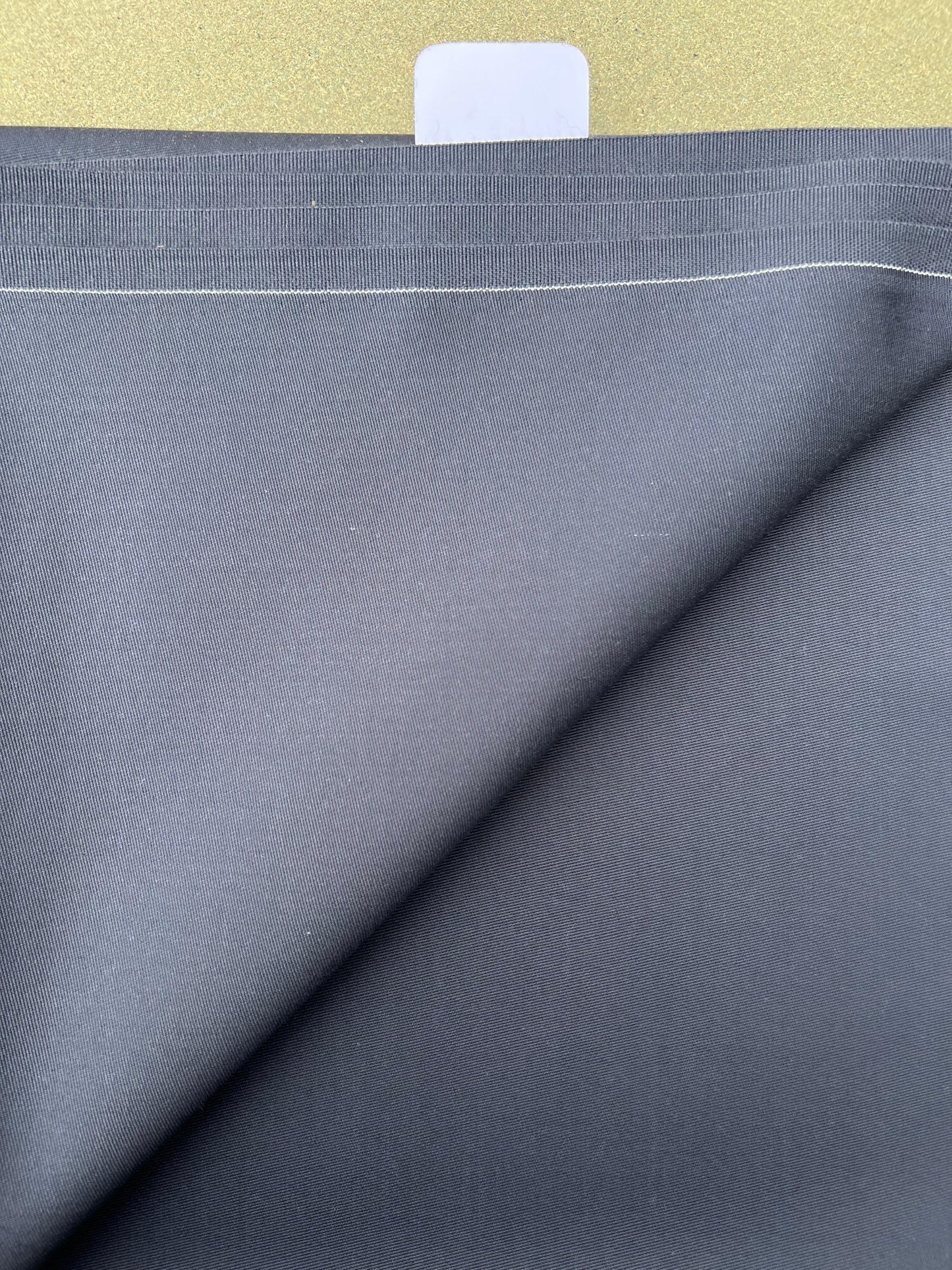 PREM10049 compact twill wool polyester dark grey Loro Piana