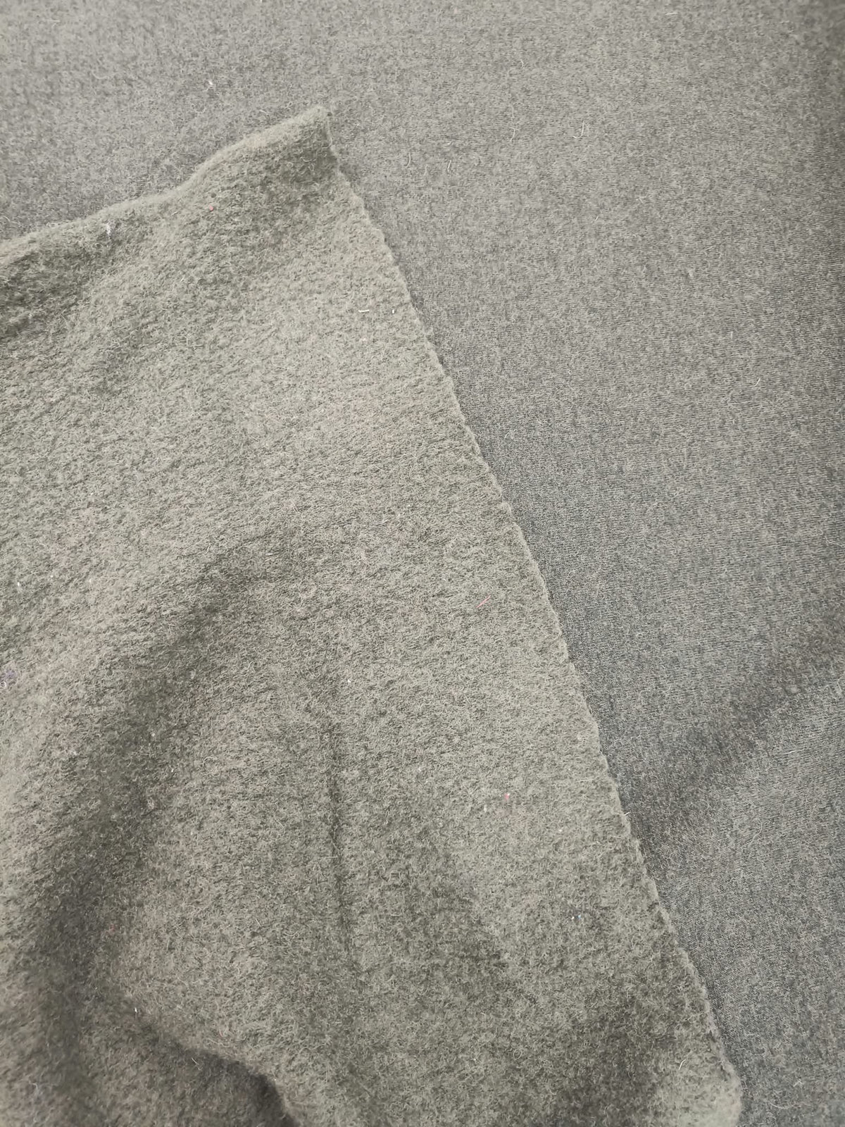 FANNY 035 dark green boiled wool