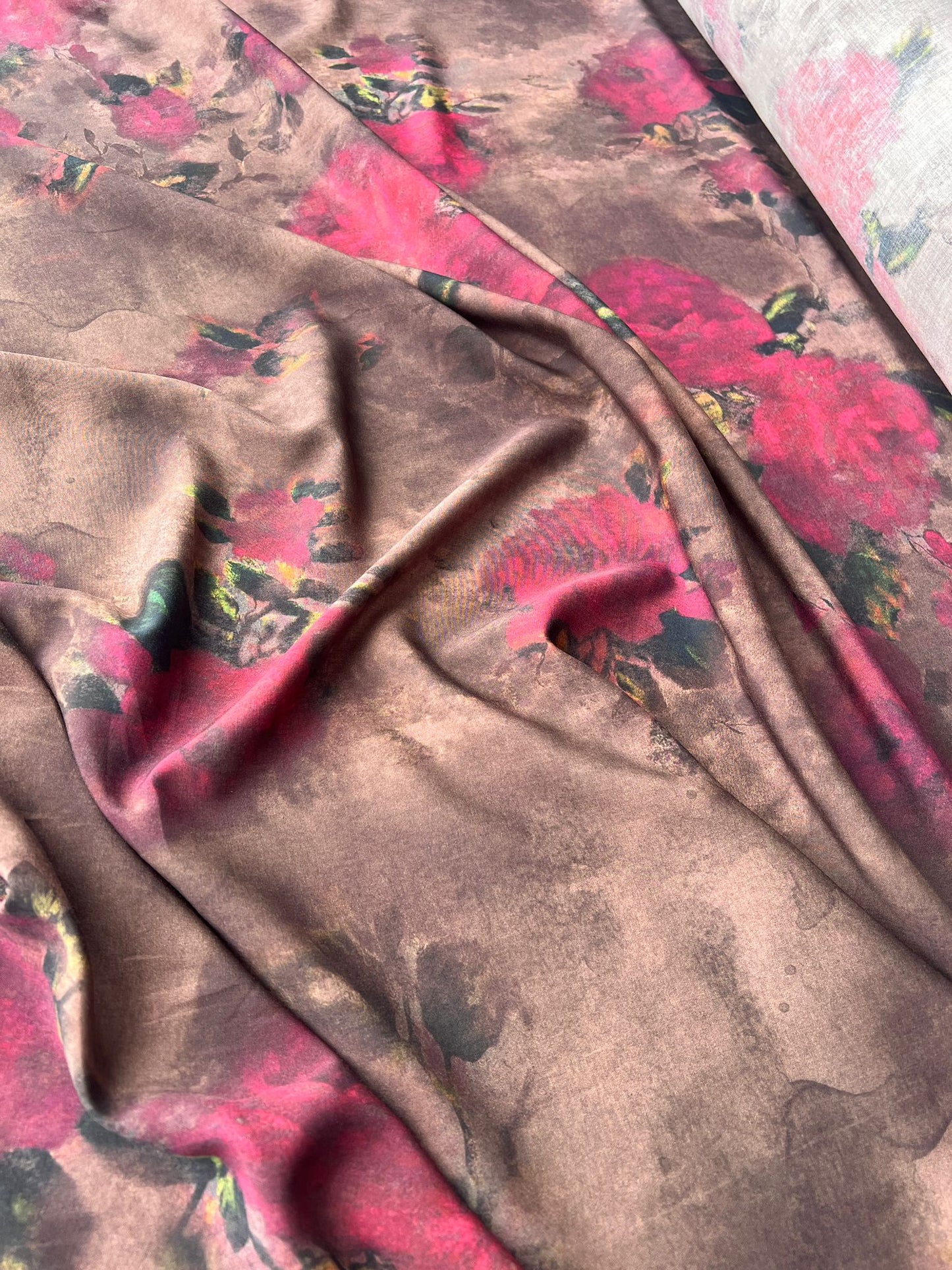 LULU 005 Viscose Abstract Floral Print