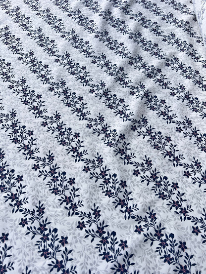LULU 007 Cotton Poplin Floral Print