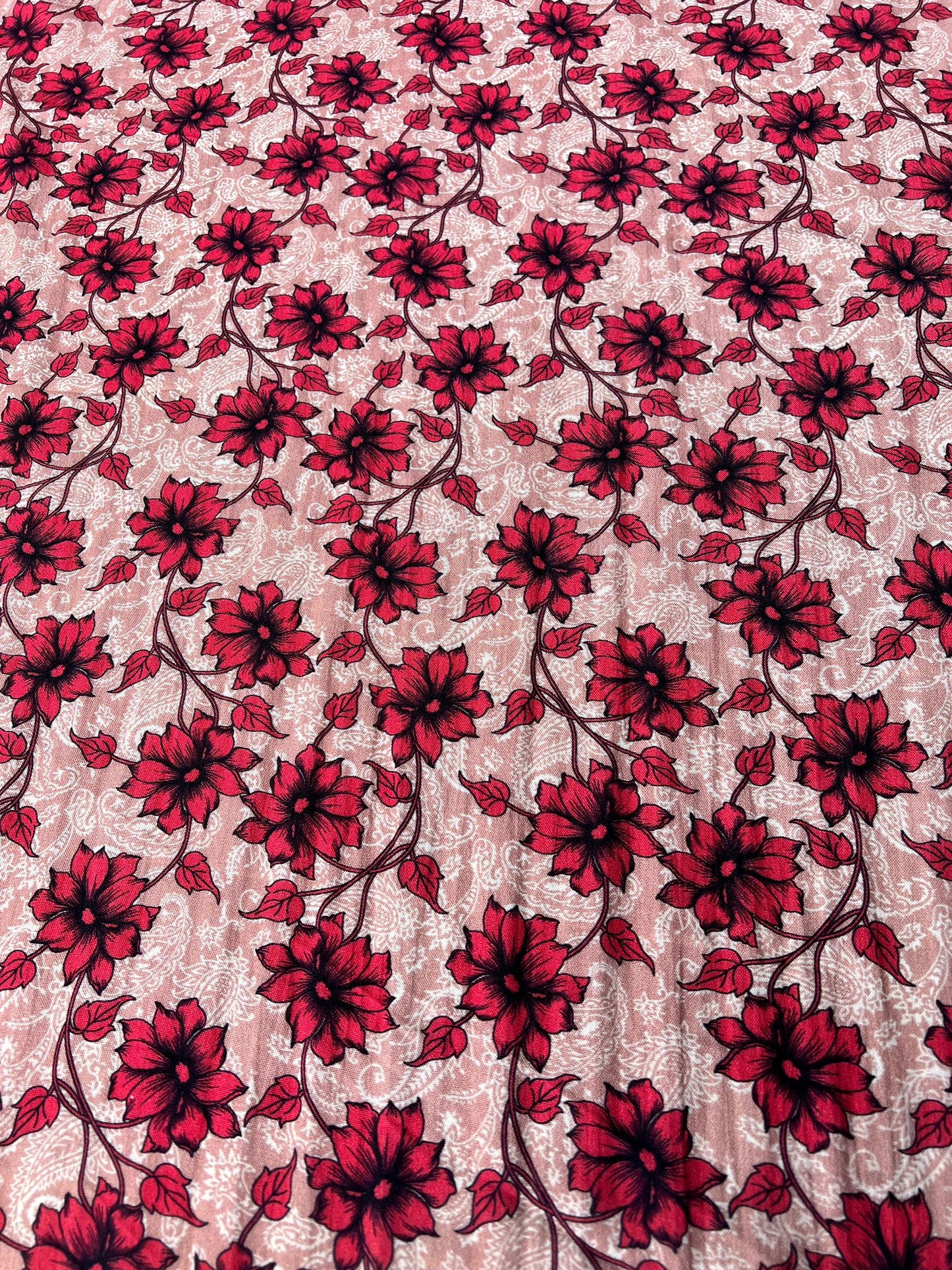 LULU 002 Cotton Woven Floral Print