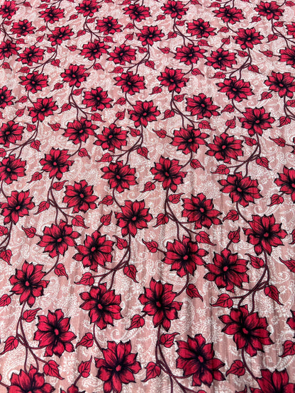 LULU 002 Cotton Woven Floral Print