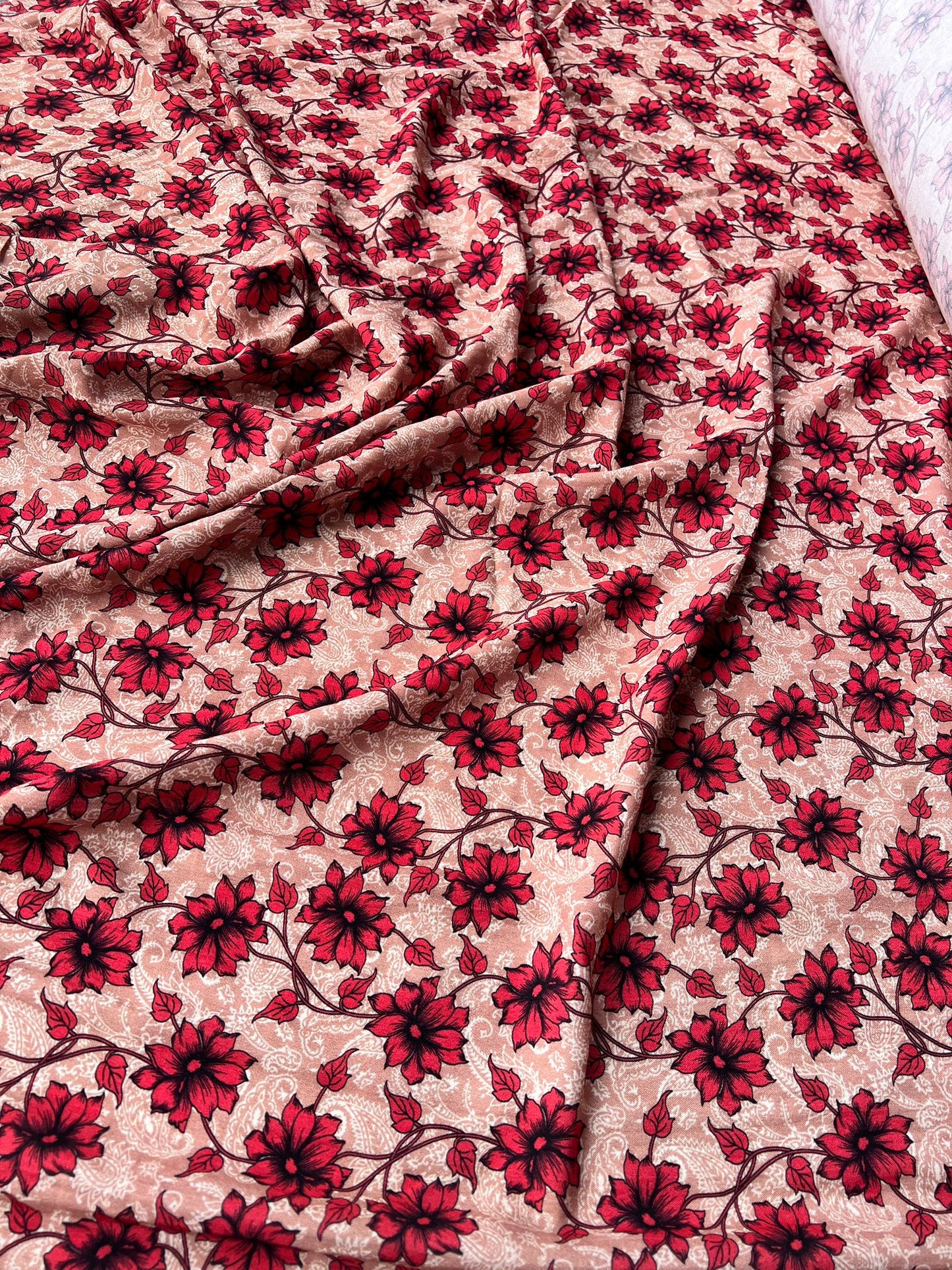 LULU 002 Cotton Woven Floral Print