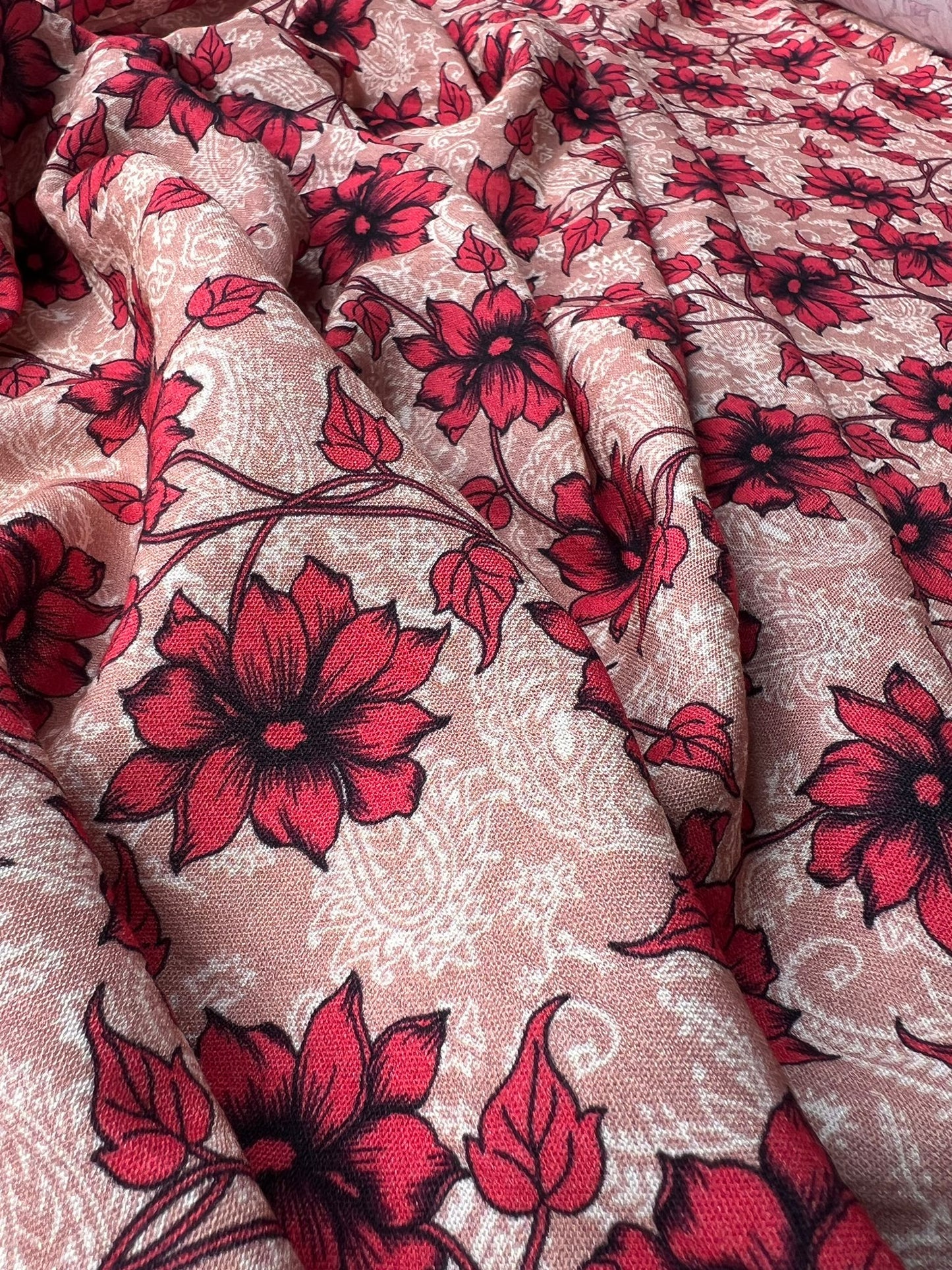 LULU 002 Cotton Woven Floral Print