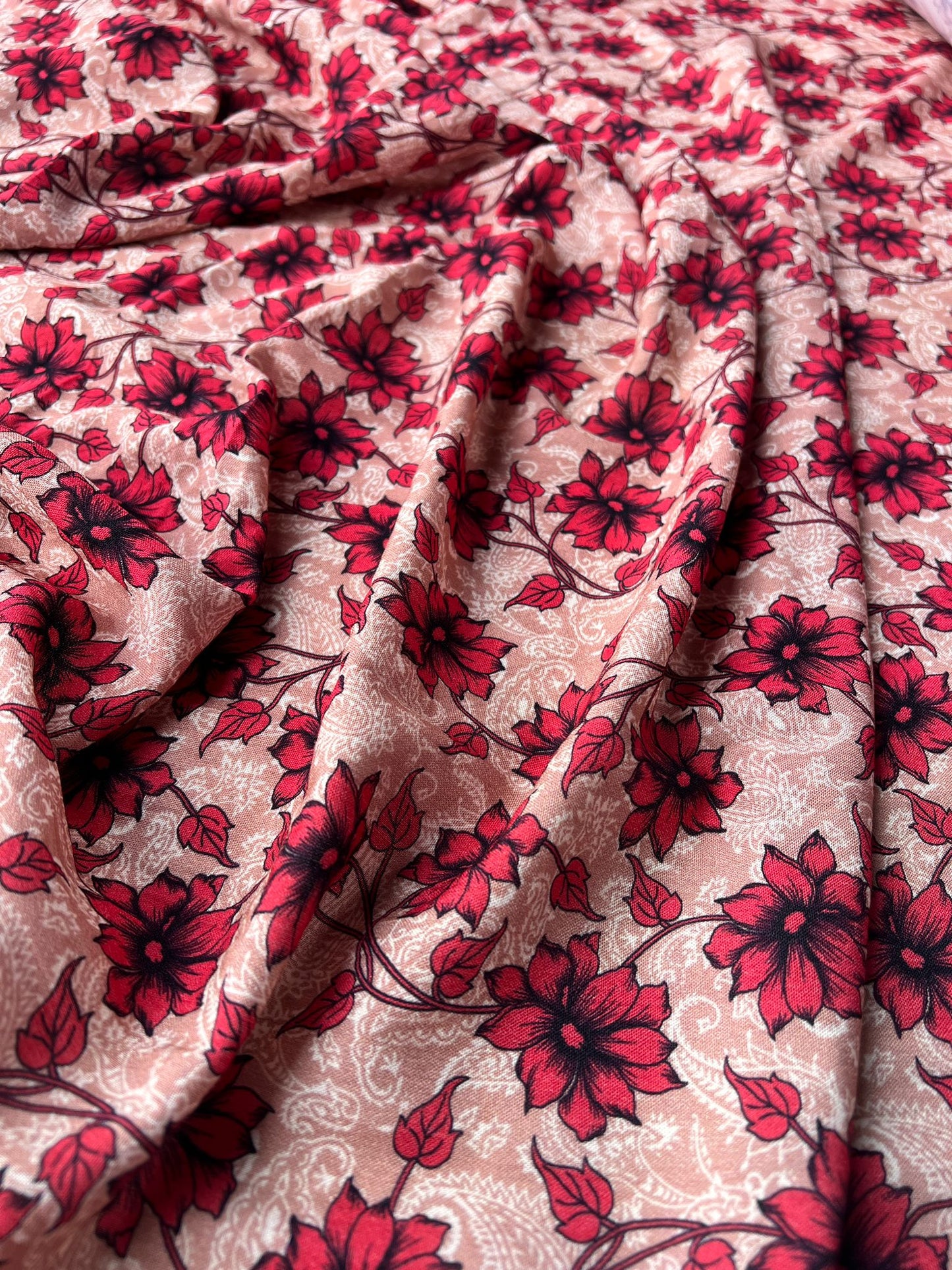 LULU 002 Cotton Woven Floral Print