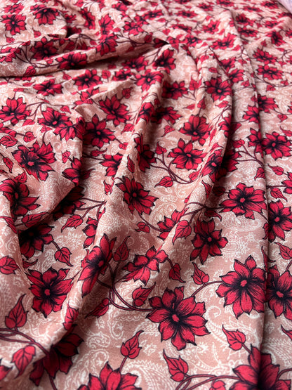 LULU 002 Cotton Woven Floral Print