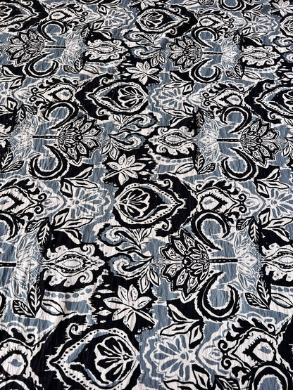 LULU 018 Viscose Abstract Medallion Print