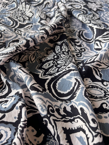 LULU 018 Viscose Abstract Medallion Print