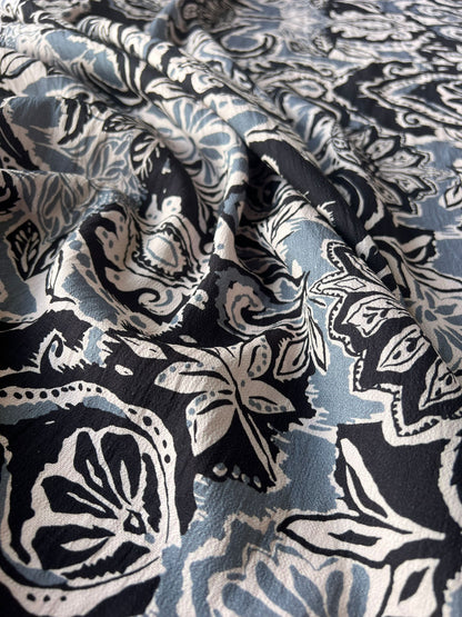 LULU 018 Viscose Abstract Medallion Print