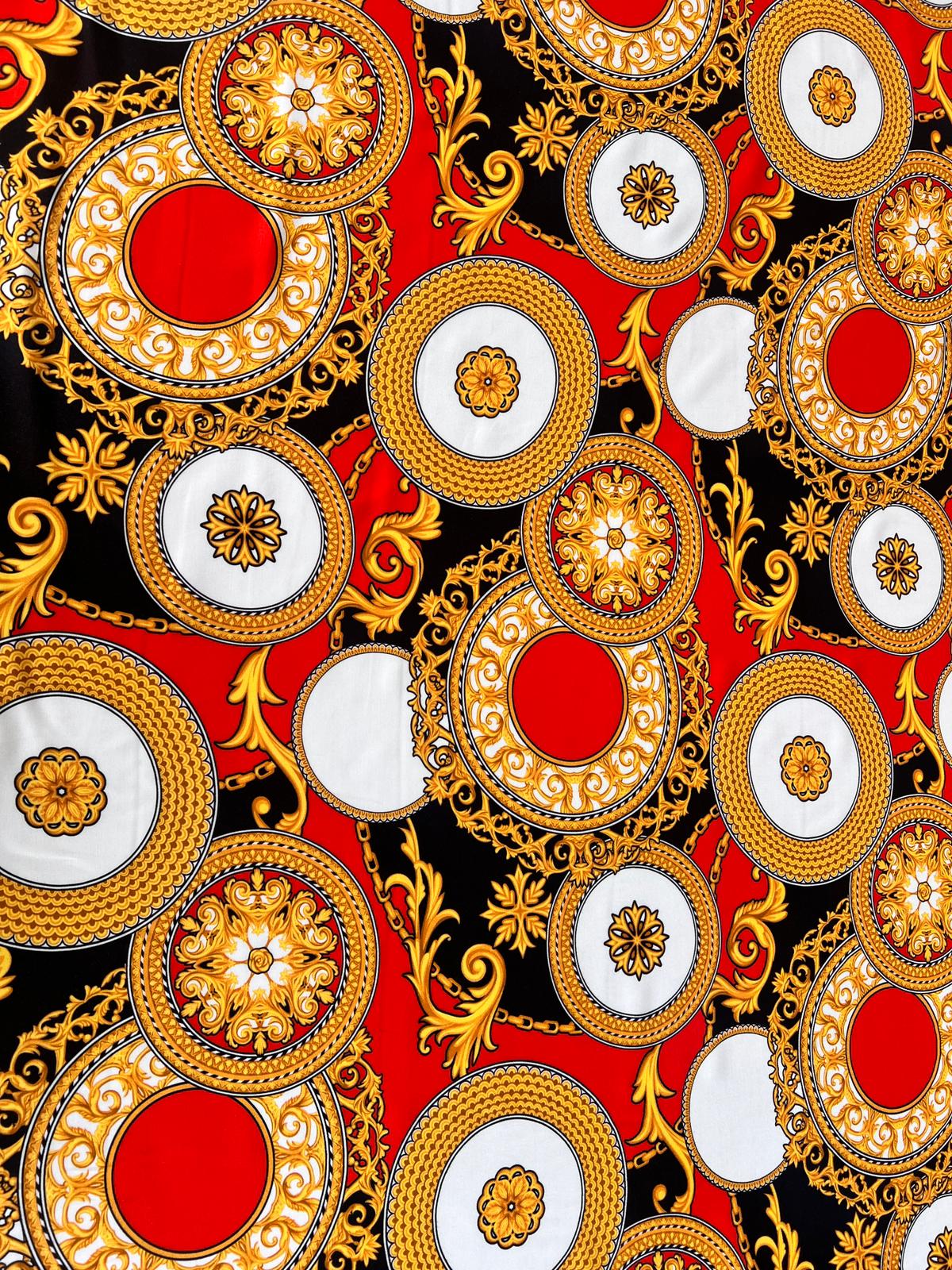 LULU 020 Viscose Baroque Chain Print