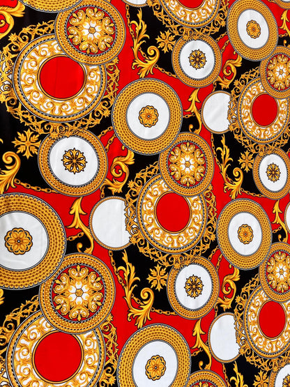 LULU 020 Viscose Baroque Chain Print
