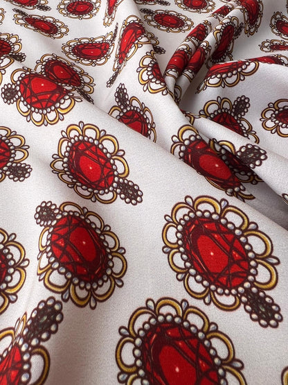 LULU 022 Antique Ruby Gemstone Print