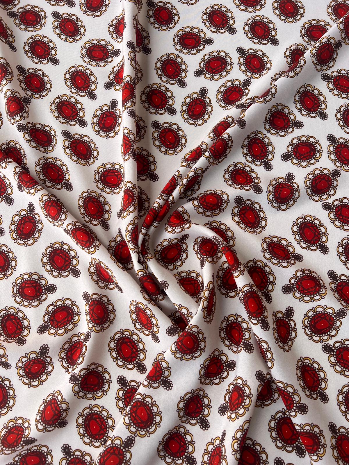 LULU 022 Antique Ruby Gemstone Print