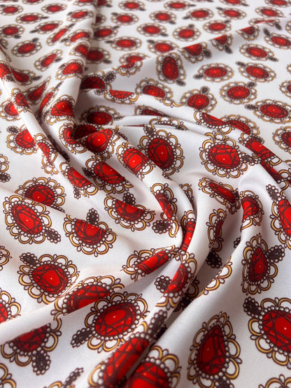 LULU 022 Antique Ruby Gemstone Print