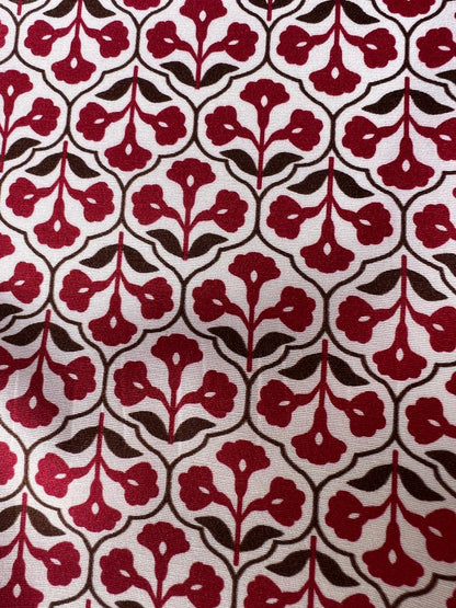 LULU 027 Cotton Stretch Poplin Medallion Print