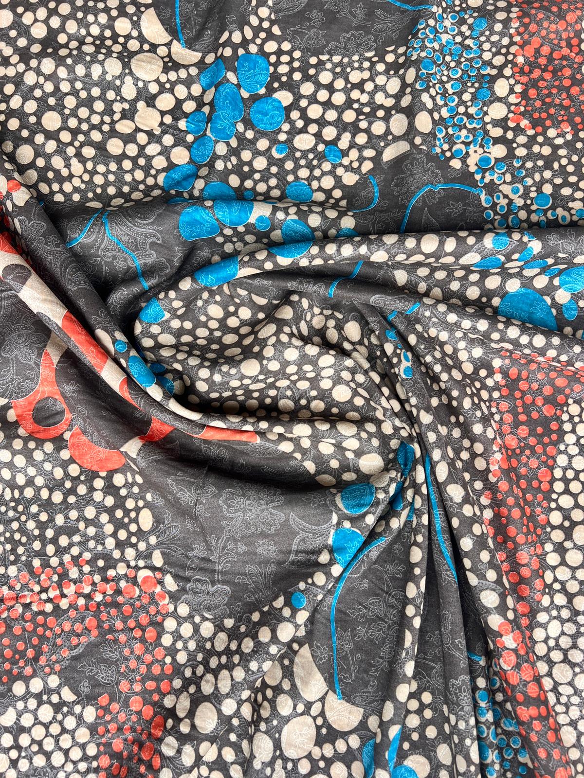LULU 030 Cotton Voile Polka Dot Print