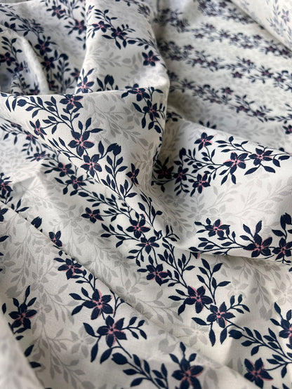 LULU 007 Cotton Poplin Floral Print