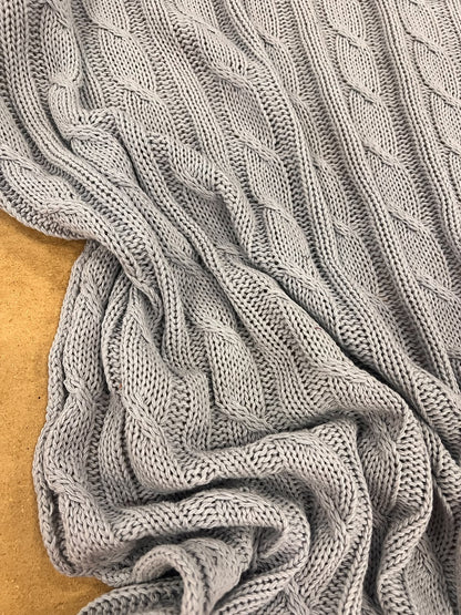 DARIA 049 lavender lilac cable 100% wool