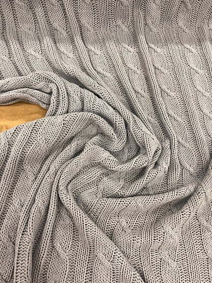 DARIA 049 lavender lilac cable 100% wool