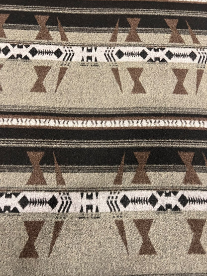 ZOE 012 double face rustic geo design 100% wool