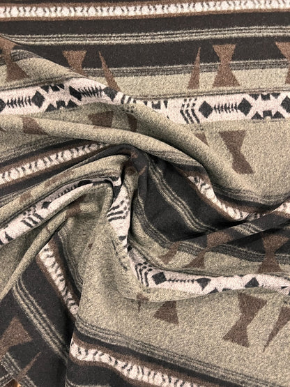 ZOE 012 double face rustic geo design 100% wool