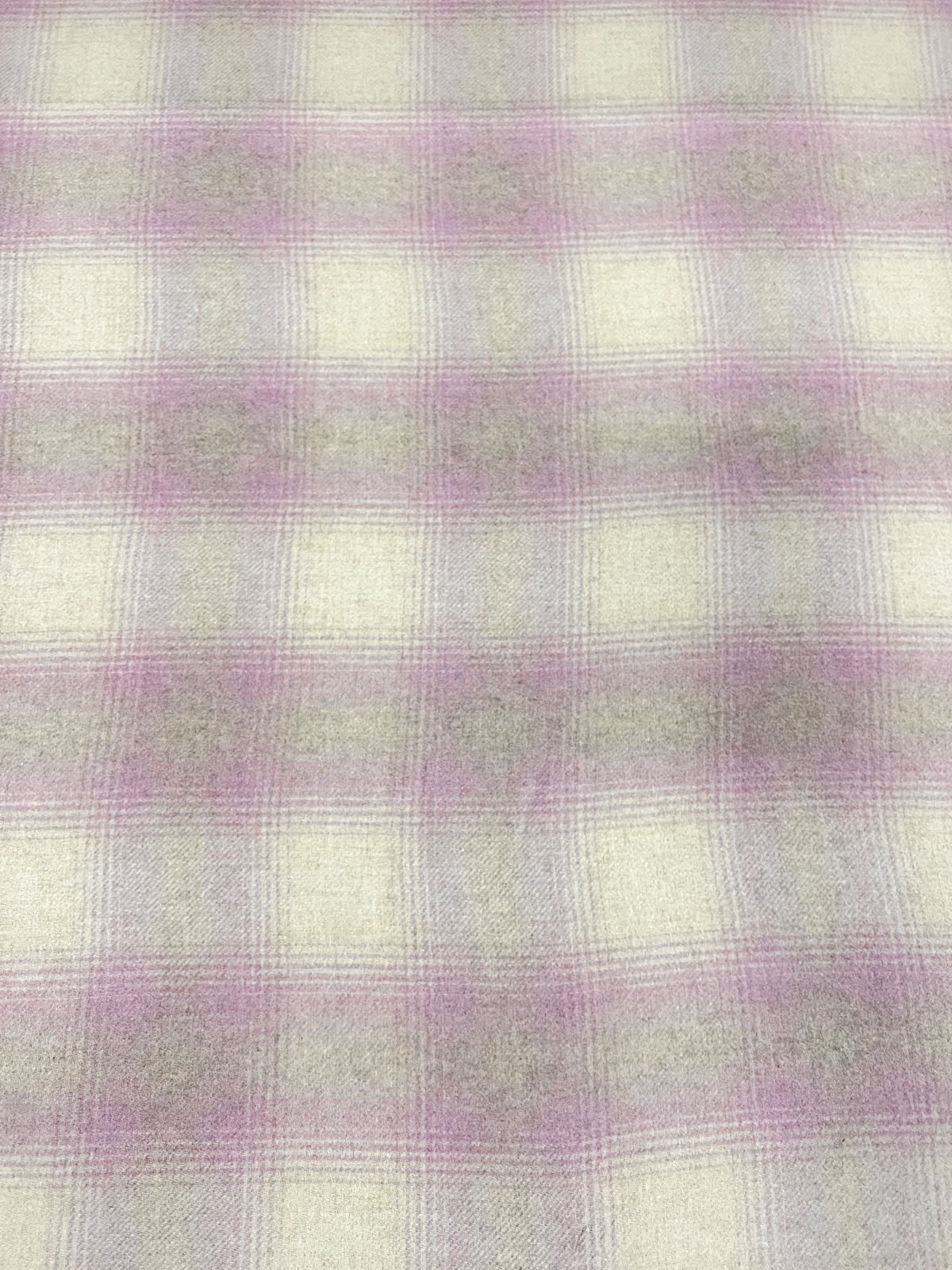 ZOE 014 shadow check heavy flannel wool
