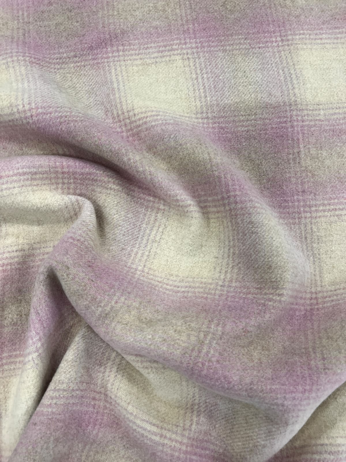 ZOE 014 shadow check heavy flannel wool
