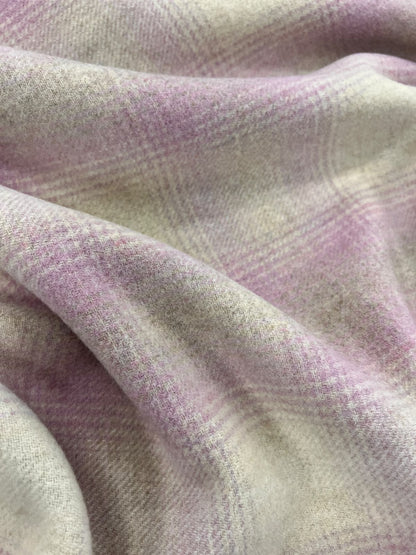 ZOE 014 shadow check heavy flannel wool