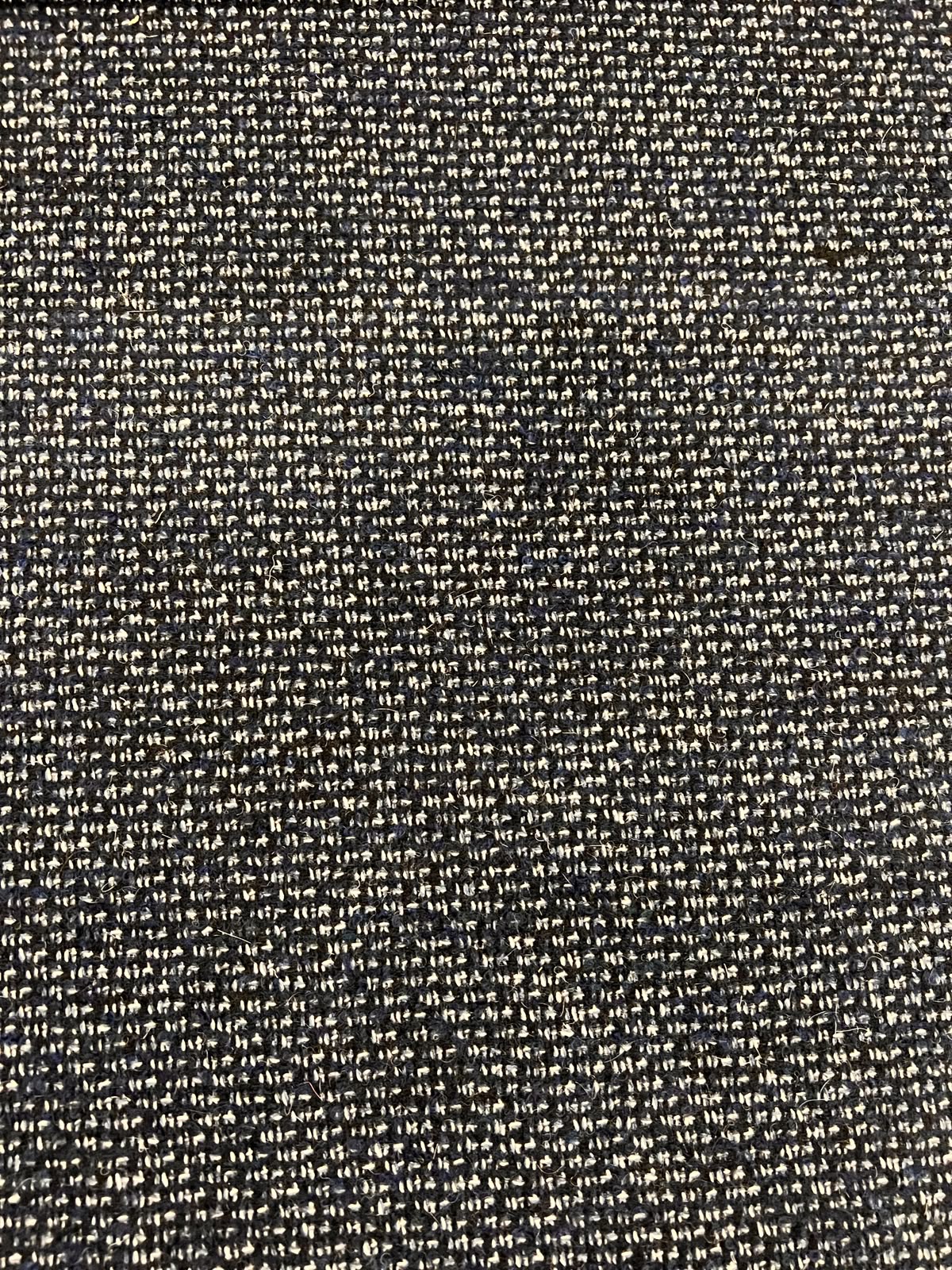 ZOE 017 navy&white salt and pepper tweed wool