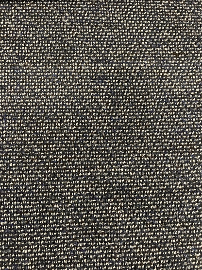 ZOE 017 navy&white salt and pepper tweed wool