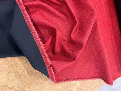 ZOE 023 xmas red melange wool jersey knit