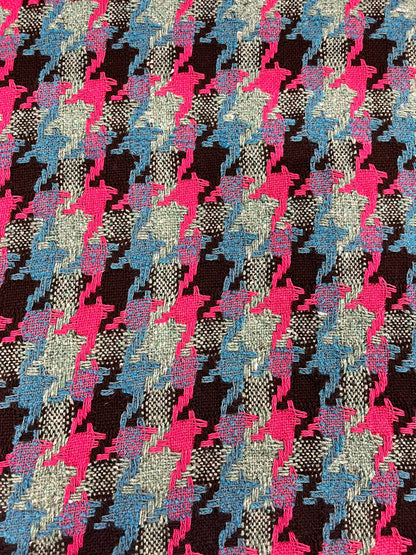 ZOE 024 multi color boucle houndstooth tweed
