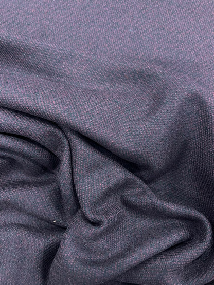 ZOE 026 plum&black wool tweed