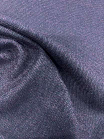 ZOE 026 plum&black wool tweed