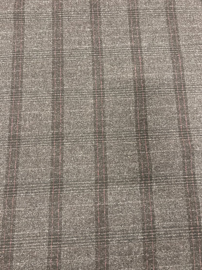 ZOE 025 charcoal checkover tweed