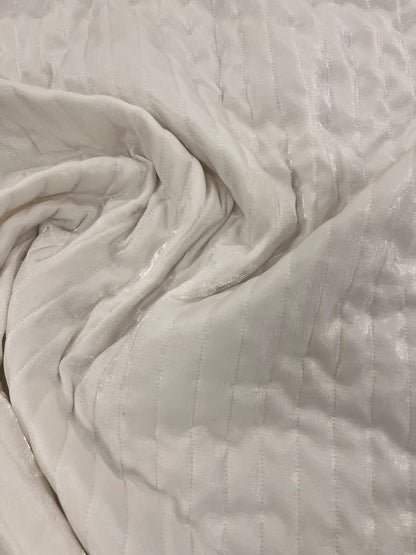 ZOE 034 double face pintucked semi shiny quilted