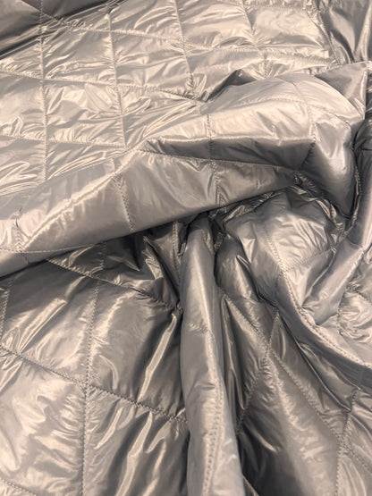ZOE 038 grey diamond double face quilted