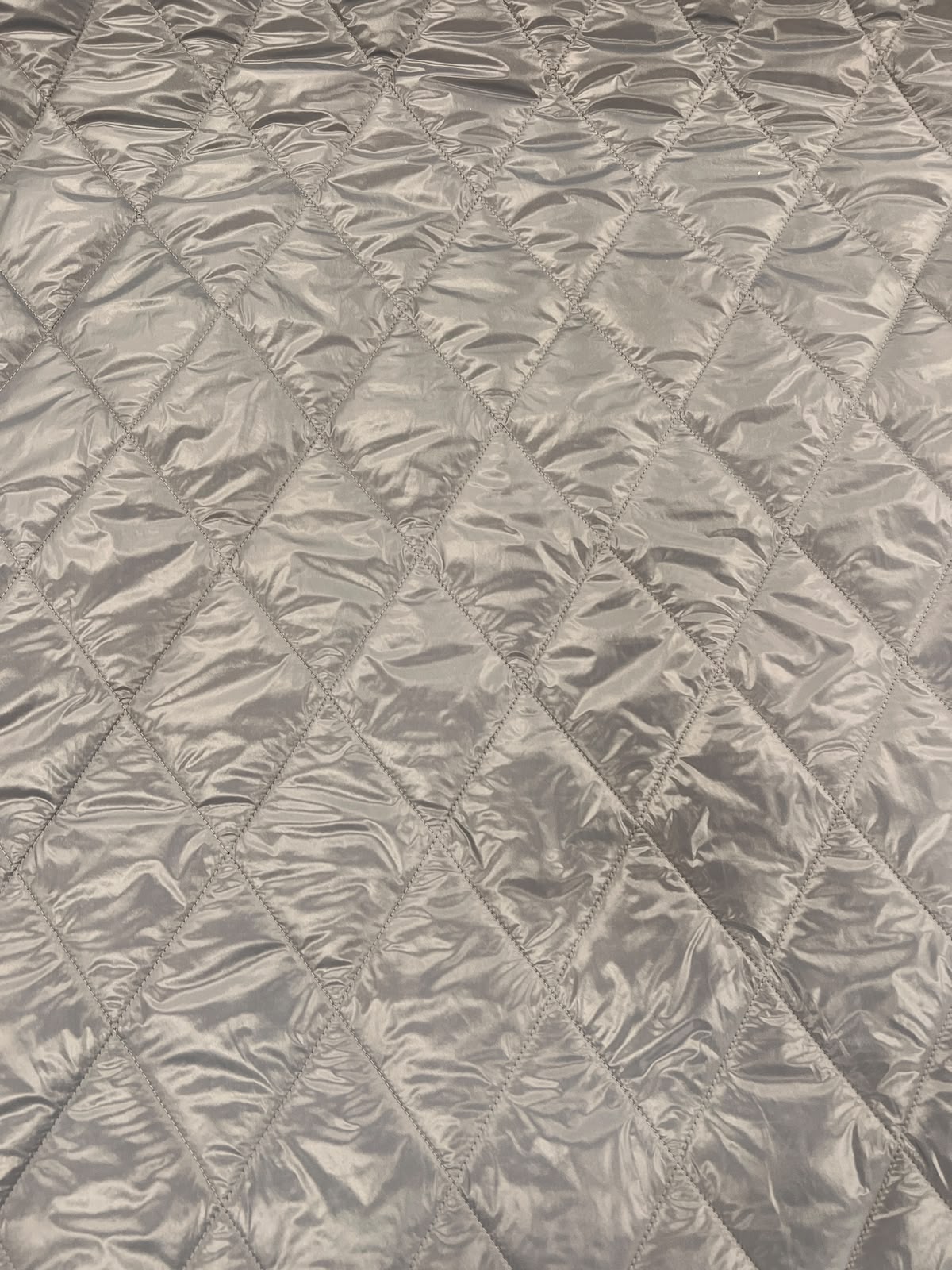 ZOE 038 grey diamond double face quilted