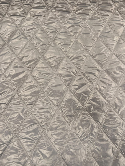 ZOE 038 grey diamond double face quilted