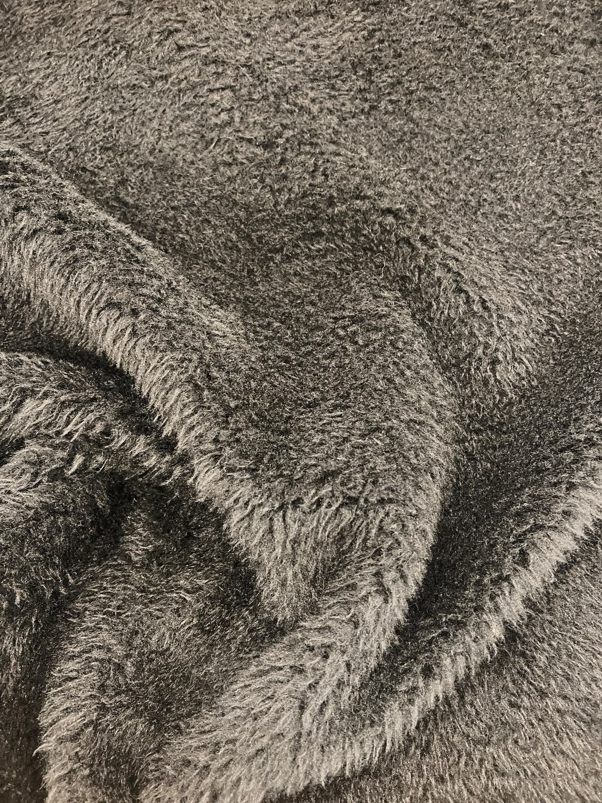 ZOE 039 fake fur hairy woolen coat fabric
