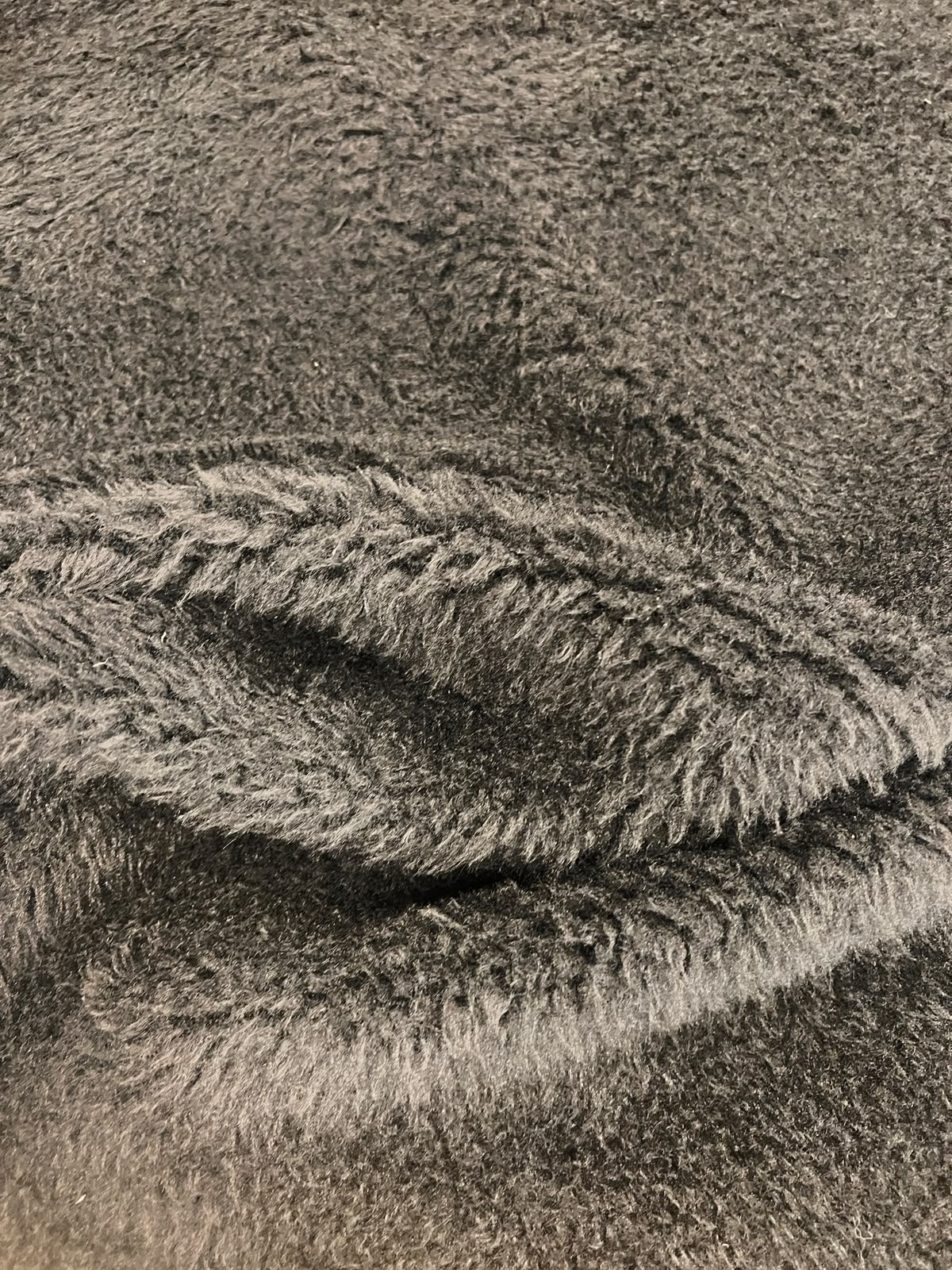 ZOE 039 fake fur hairy woolen coat fabric
