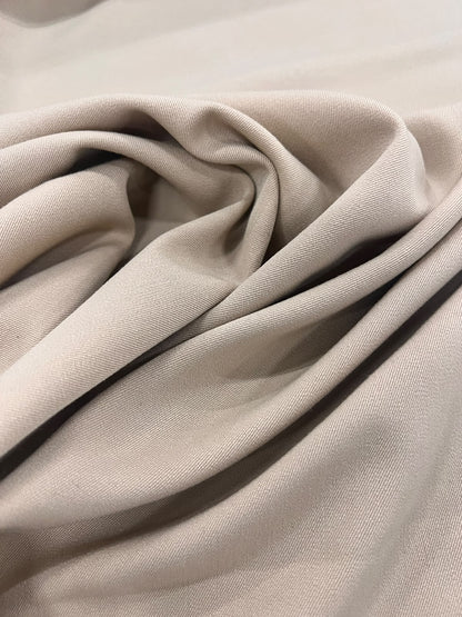 ZOE 041 Beige stretch cotton gabardine twill