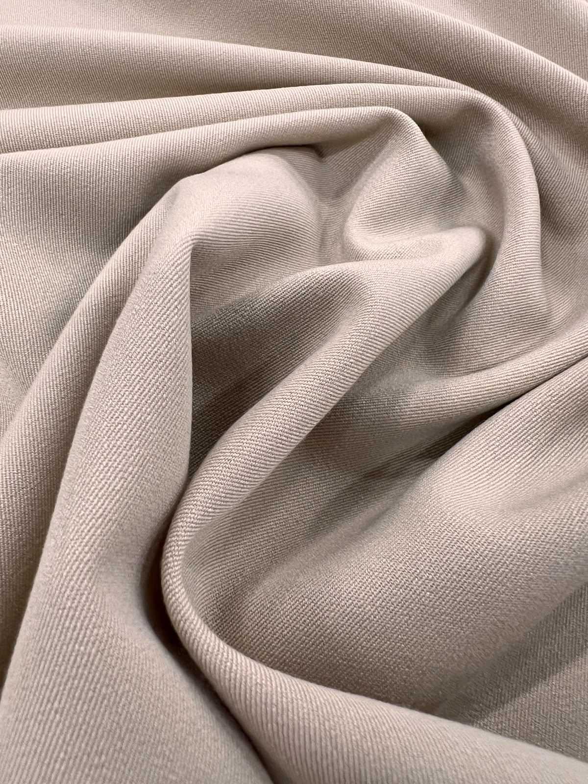ZOE 041 Beige stretch cotton gabardine twill