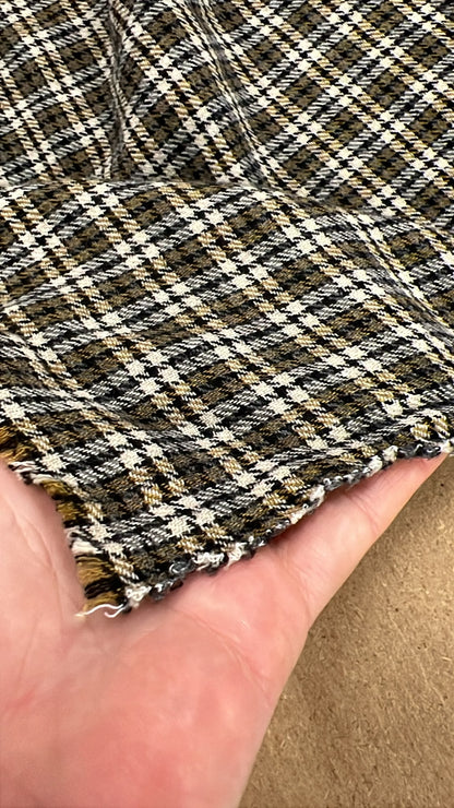 ZOE 042 yarn-dyed check tweed