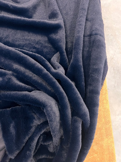 ZOE-045 navy cuddle minky fabrics