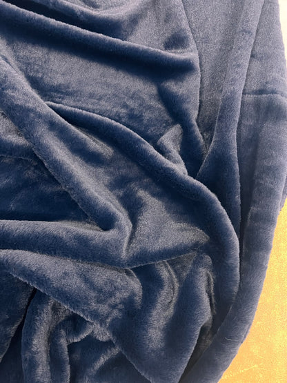 ZOE-045 navy cuddle minky fabrics