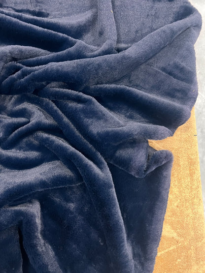 ZOE-045 navy cuddle minky fabrics